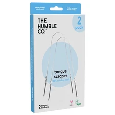 The Humble Co. Tongue Scraper – 100% Stainless Steel Tongue Cleaner For Super...