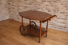 Vintage Wooden Drinks Trolley