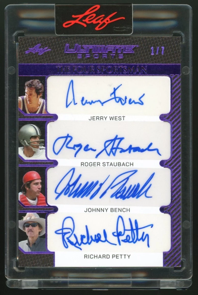 Jerry West Basketball Autographed Sports Trading Cards