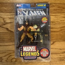 Marvel Legends Series VI Uncanny X-Men Wolverine Figure and Comic 2004 Toy Biz