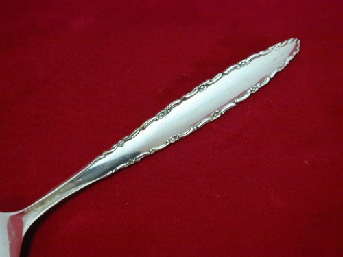 Vintage Lunt Lace Point Sterling 7 1/2” Fork 1965 Silver Solid Regular 925 - Foto 10 di 11