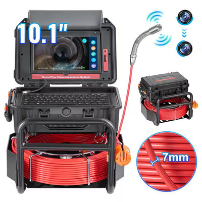 Sewer Camera, 165 Ft. /50 M Self-Leveling Drain Camera with 10.1 In. Touchscreen