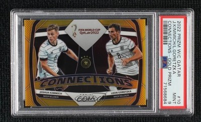 2022 Panini Prizm World Cup Qatar Gold 7/10 Joshua Kimmich Leon Goretzka 0s7m
