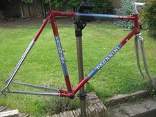 Vintage Paganini Bryan Stewart Campagnolo 55cm Road Bike Frame Columbus Tubing
