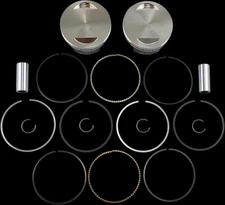 Wiseco HP Domed Piston Kit BB 10.5:1 Harley Road Glide Custom 10-13