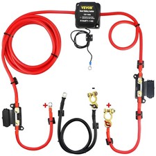 Dual Battery Isolator Kit 12V 140A RV Marine Truck