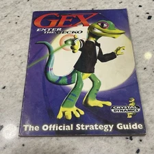 Gex Enter The Gecko (PS 1-PC) Official Strategy Guide By Dimension Rare & Clean
