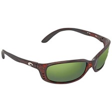 Costa Del Mar BRINE Green Mirror Polarized Polycarbonate Men's Sunglasses BR 10
