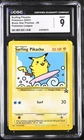 CGC 9 MINT Surfing Pikachu 28 Pokemon League Black Star Promos Pokemon Card