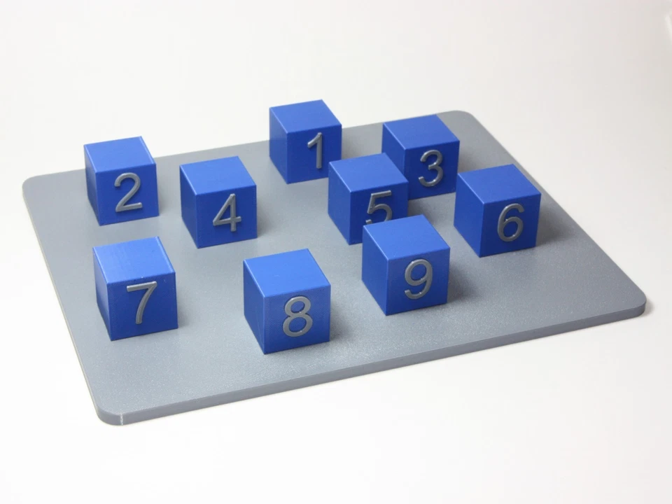 Test di Corsi / Corsi Block-Tapping Test – Puzzle di memoria e concentrazione - Immagine 2 di 2