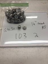 50 Pack - Knobs 1/4 -20 1" Knurled Aluminum Thumb Screw Bolt Nut
