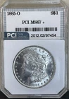 1885-O Slabbed Morgan Silver Dollar - ABSOLUTE STUNNER!