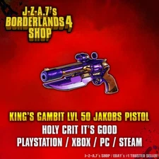 Borderlands 4✨ LEGENDARY KING'S GAMBIT CRIT RAFA JAKOBS PISTOL ✅PC-PS-XBOX✨