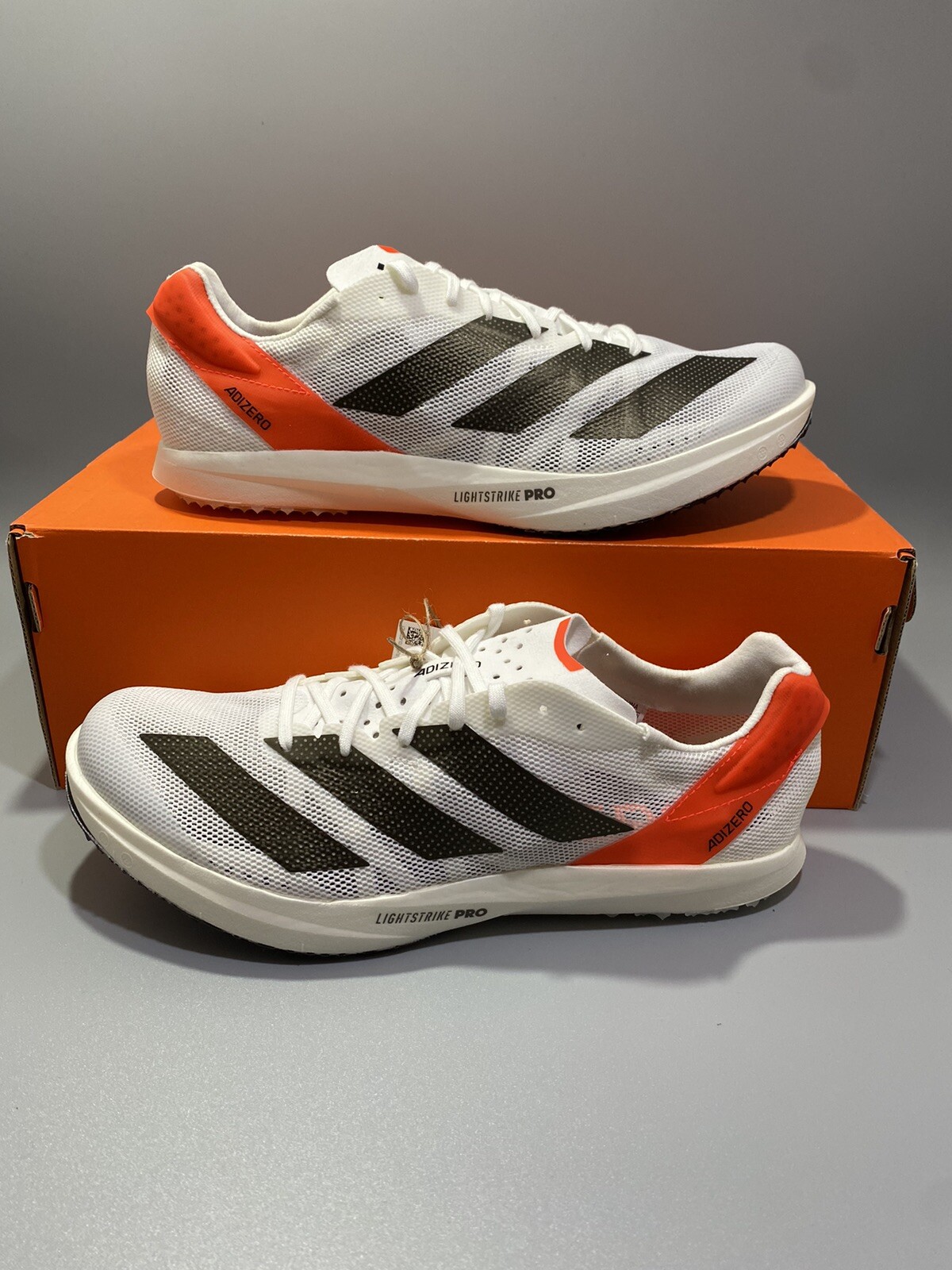 Omzet Regenjas mannelijk Adidas Adizero Avanti TYO Running Spikes White Men&#039;s Size 7 /  Women&#039;s Size 8 New | eBay