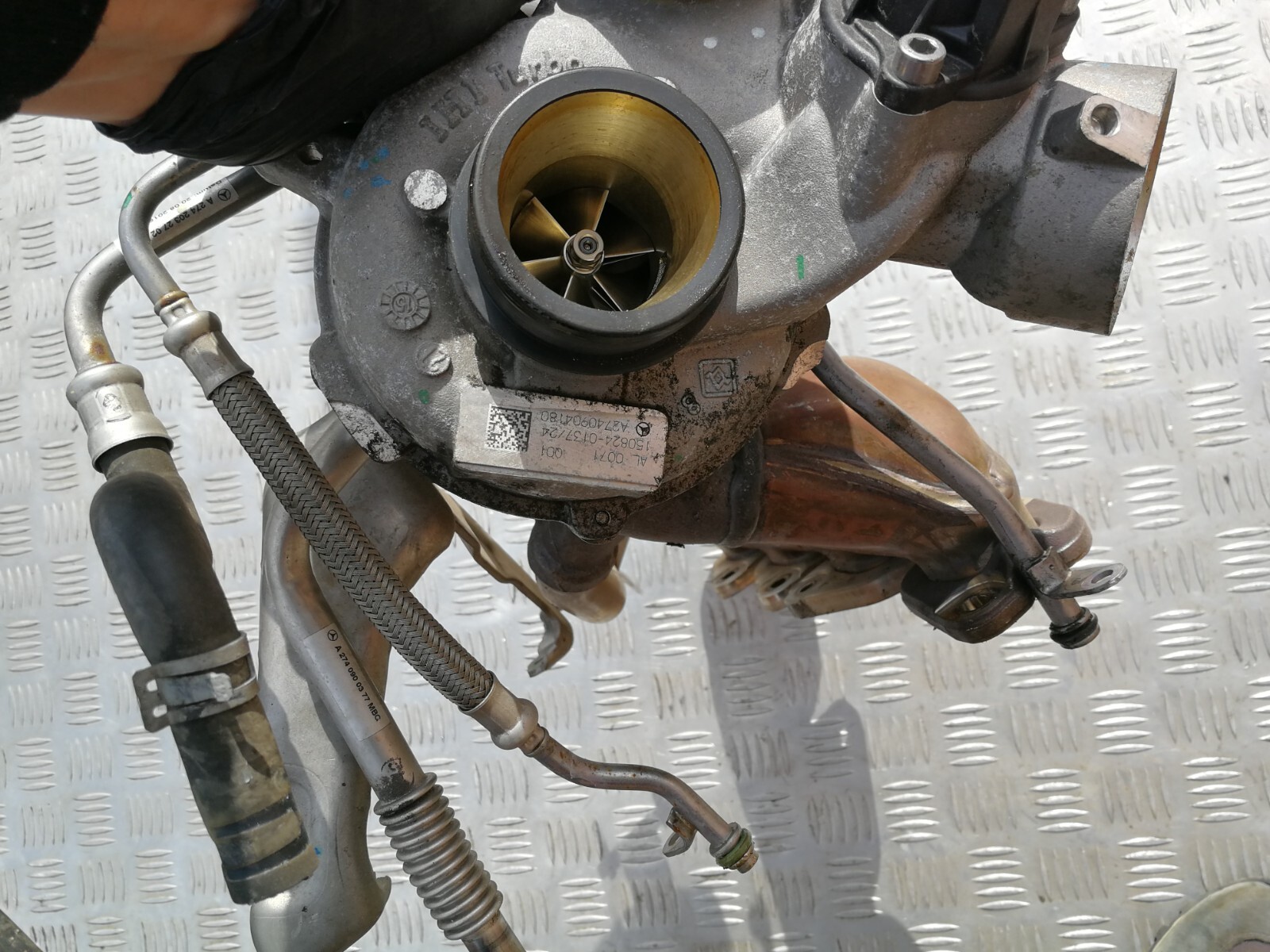 Mercedes Benz C Class W205 Inlet Charge Turbo Boost Turbocharger  