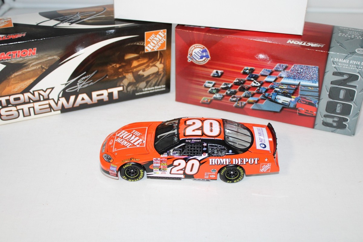 Tony Stewart 1/24 Diecast, 2003, Action, Nascar, Home Depot