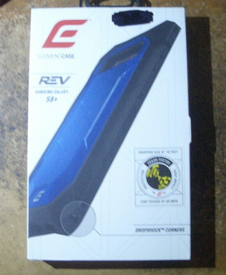 Element Case REV  Galaxy S8+ Case - DROPSHOCK CORNERS,X-FRAME CHASSIS Blue/Black