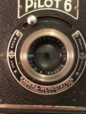 Pilot 6 Medium Format camera made by Kamera-Werkstatten in Germany leather case