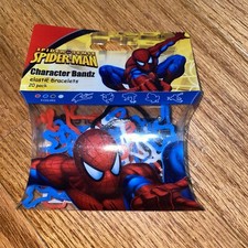 Forever Collectibles Marvel Spider-man Character Bandz, Elastic Bracelets