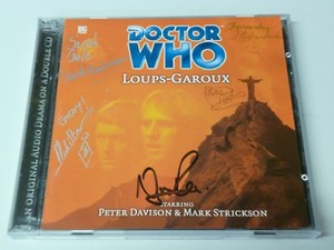 Doctor Who Loups Garoux Audio Cd Signed Strickson Pegg Edwards Gale Malinson Ebay