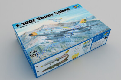 Trumpeter 02246 1:32: F-100F Super Sabre Plastic model kit NEW