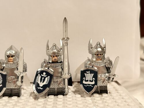 Lord of the Rings Brick Minifigures Knights x6 High Quality Detailed NEW - Picture 15 of 18