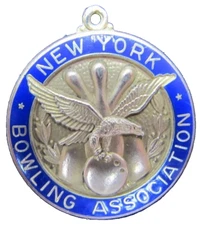 1939 1940 NY STOCK EXCHANGE LEAGUE NEW YORK BOWLING Assn 10k GF Medallion