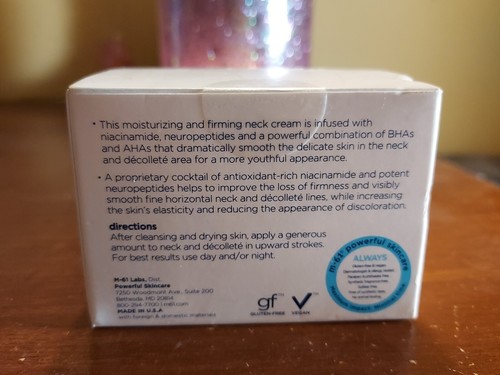 M-61 PowerGlow Pro+ Neck Cream 1.7 fl oz New in Box - Picture 3 of 3