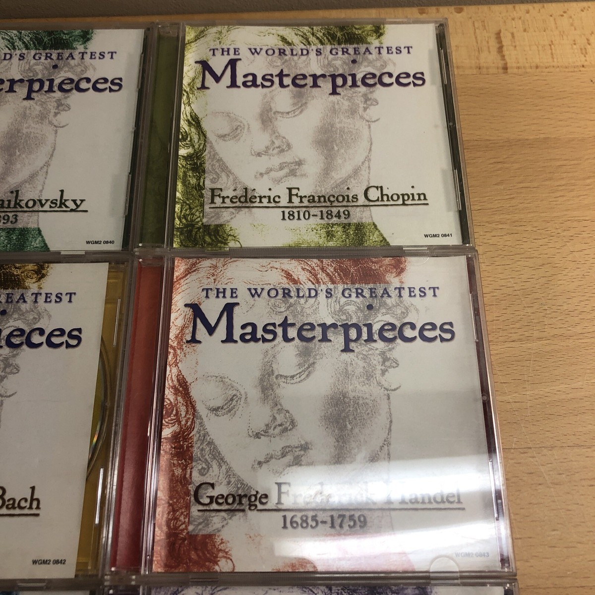 The World's Greatest Masterpieces LOT x8 CD Strauss Mozart Vivaldi