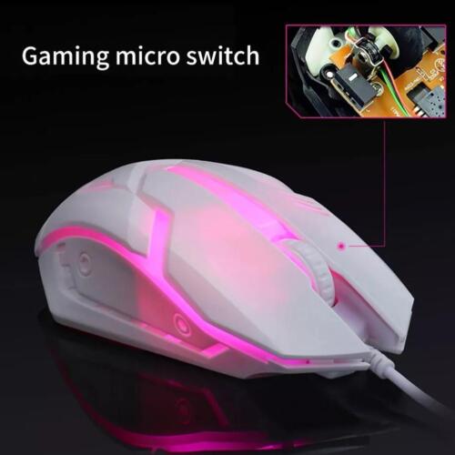 Wired Game Mouse Led Laptop Pc Computer Optical Mice Computer Mouse - Picture 6 of 14