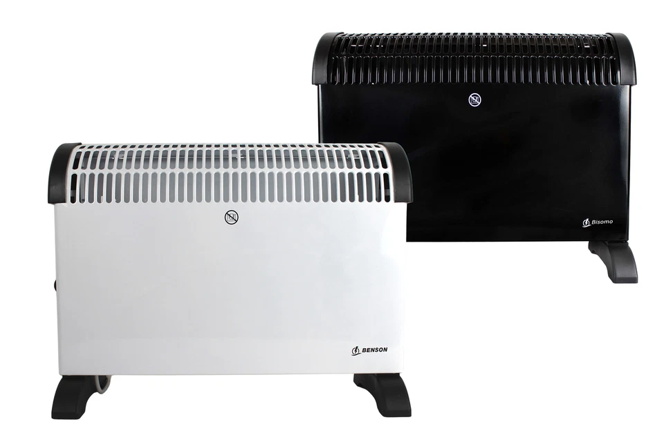 BISOMO Konvektorheizung 750 / 1250 / 2000W Elektroheizung Radiator Standheizung mobil