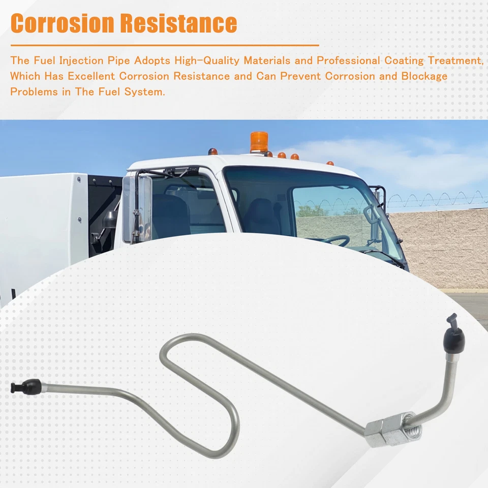 Tubo de inyección de combustible #1 para Chevrolet W3500 W4500 Tiltmaster 1998-2004 Foto 4 de 4