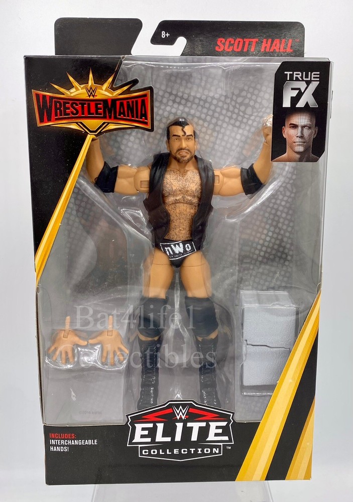 MATTEL - WWE ELITE COLLECTION - WRESTLEMANIA 18 - SCOTT HALL - NEW!!!