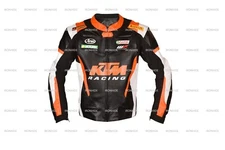 KTM Duke 2025 Motorcycle Leather Jacket Bikers Motorbike Racing Sport Jacket Men