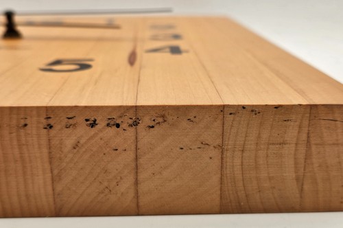 Reloj de Pared Madera Bloque Carnicero Cuadrado MCM Seth Thomas De Colección 11" x 11" - Imagen 16 de 19