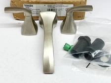 Moen T6906BN Voss Two-Handle Wall Mount Bathroom Faucet Trim in Brushed Nickel