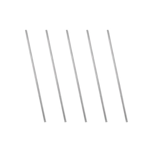 5pcs Stainless Steel Rods 2mm x 100mm Metal Solid Round Shaft Rods ...