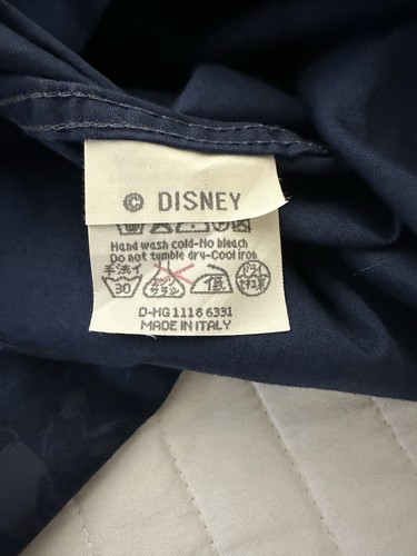 Vintage Iceberg Blue Button Up Shirt Size XXL NWT $170 Italy Mickey Mouse Disney - Picture 5 of 7