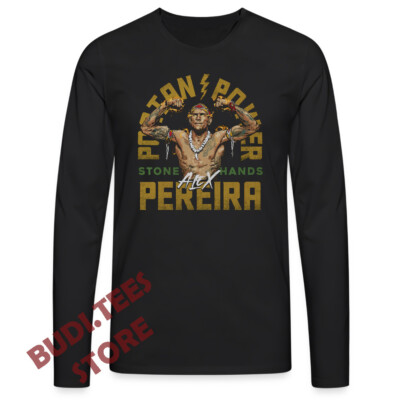 Poatan Merchlabs Discount Code Alex Poatan Pereira Brazilian MMA Fighter Black Size S-2XL | eBay