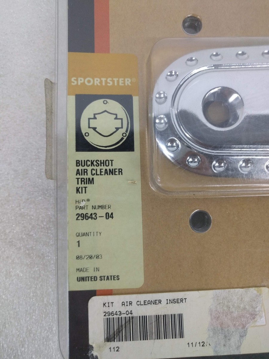 Harley-Davidson Sportster Buckshot Air Cleaner Kit 29643-04