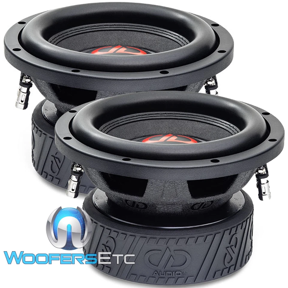 (2) DD AUDIO 508E-D2 8" CAR WOOFERS 1500W DUAL 2-OHM SUBWOOFERS BASS SPEAKERS - Image 2 of 4