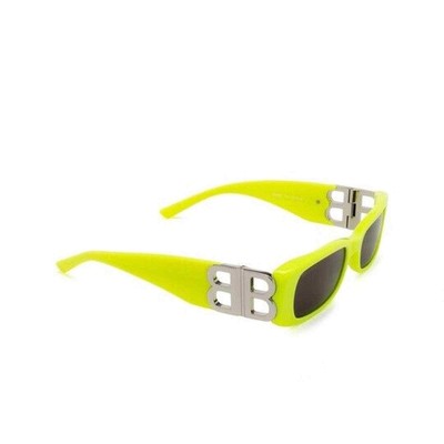 Balenciaga Dynasty BB0096S 008 Yellow Silver Grey Unisex  display picture 1