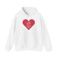 Sudadera con Capucha Heartfelt Love, Sudadera Unisex para Parejas, Regalo San Valentín, Linda