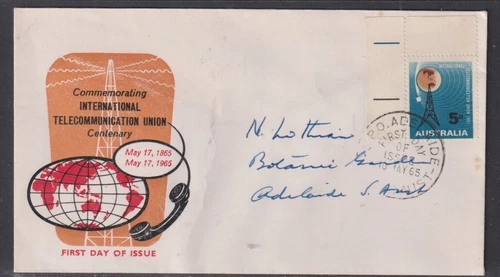 Australia "Parade"  1965 Communications FDC Adelaide to Adelaide