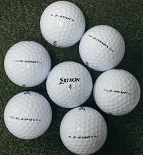 50 Srixon Z-Star/Z-Star Diamond Used Golf Balls White (5A Grade) Mint Condition