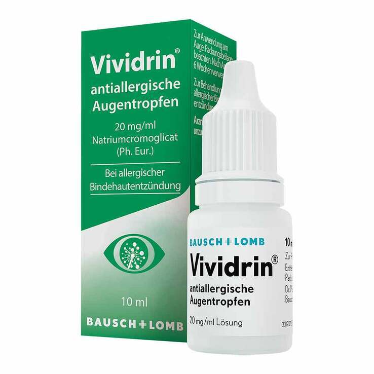 Vividrin® antiallergische Augentropfen · 10 ml · PZN 03561555