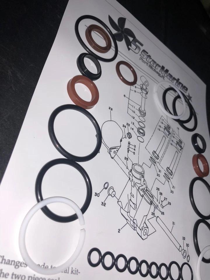 Seal Kit!! SHOWA TRIM TILT UNIT Nissan Tohatsu 90 115 150 200 225 250 - Image 2 of 4