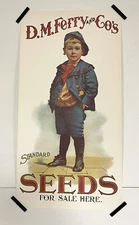 Vintage D.M. Ferry & Co. Standard Seeds Poster