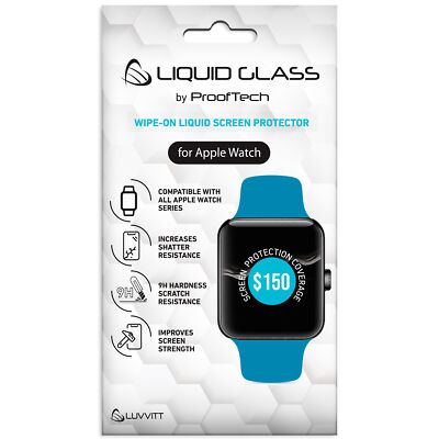 Liquid Glass Screen Protector with $150 Screen Protection for Apple Watch