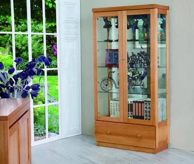 Quot Newport Quot One Drawer Victorian Ash Timber Glass Display